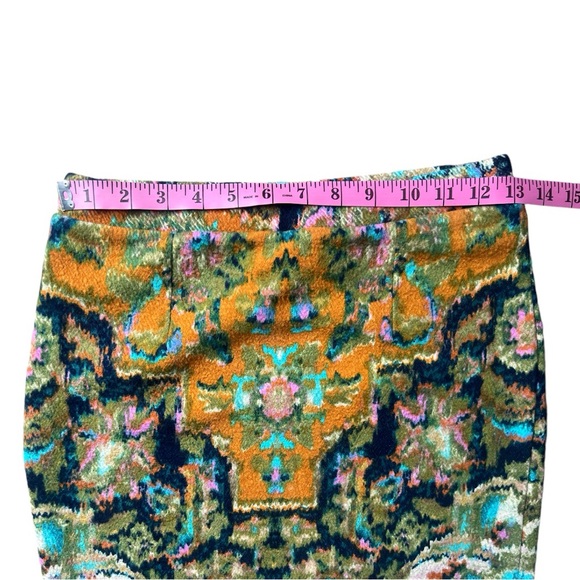 Maeve Anthropologie Women’s Pull On Tapestry Style Stretch Pencil Skirt, Small - Picture 9 of 11